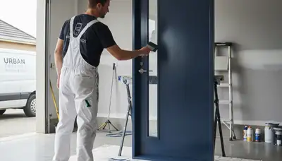 Professional door painting and refinishing in Kissimmee FL for lasting exterior curb appeal