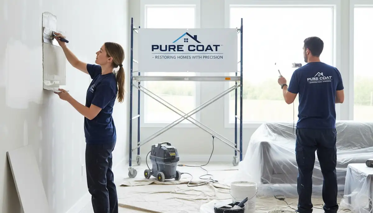 Professional drywall repair and wall painting in Kissimmee, FL home interior restoration