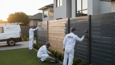 Professional fence painting in Kissimmee FL enhancing curb appeal and weather protection