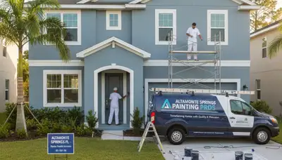 House painting services in Kissimmee, FL by Painting Kissimmee FL for residential exteriors and interiors