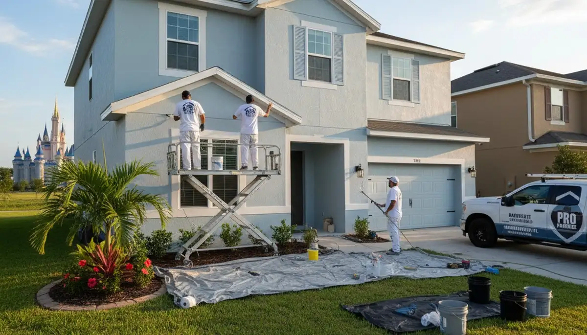 House painters in Kissimmee, FL providing professional residential painting services