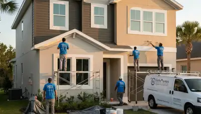 House painting services in Kissimmee, FL for residential exterior and interior home painting projects