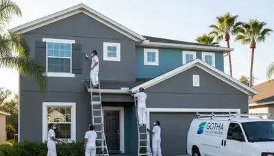 House painting service in Kissimmee, FL for residential interior and exterior painting jobs