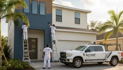 Professional house painting service in Kissimmee, FL for residential interior and exterior projects