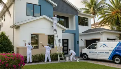 Kissimmee, FL house painting service by Painting Kissimmee FL for residential interior and exterior projects