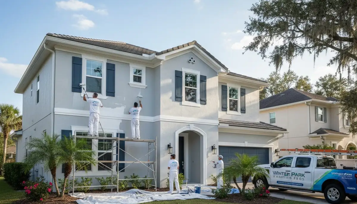 Professional house painting service in Kissimmee, FL for interior and exterior homes