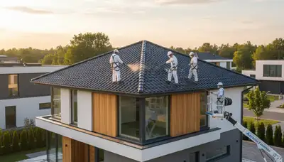 Professional roof painting in Kissimmee FL with reflective coating for durable sun protection